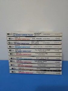 VTG The Nancy Drew Files Bookset #3,12,17,18,24,26,27,64,72-74 Carolyn Keene... - Picture 1 of 23