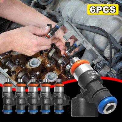 0280158191 Inyectores de combustible 6X para Ford Edge SE 2011-2015 deportivo utilitario 4 puertas Foto 1 de 4