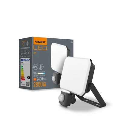 LED Fluter Außen Strahler mit Bewegungsmelder VIDEX 30W 5000K Scheinwerfer IP65 - Bild 1 von 4