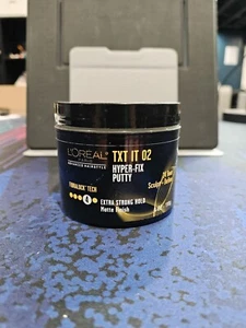 L'Oreal TXT IT 02 Hyper-Fix Putty Extra Strong Hold 4 oz Heat Protection Discon. - Picture 1 of 1
