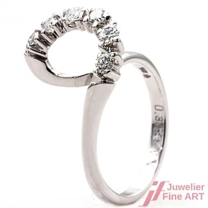 Ring 750 Weißgold mit Diamant - Bild 1 von 3