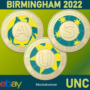 Limited Edition Commonwealth Games $2 two dollar UNCIRCULATED coin set- AUS 2022 - Picture 1 of 4