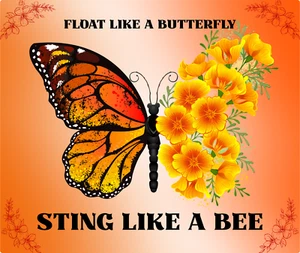 Set of 4 Square Coaster NEW Butterfly/flower design for OFFICE ,HOME - Picture 1 of 1
