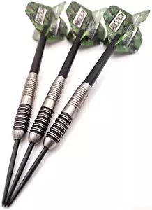 21g 90% Tungsten Darts Barrels, Stems + Pentathlon Circuit Board Dart Flights - Picture 1 of 12