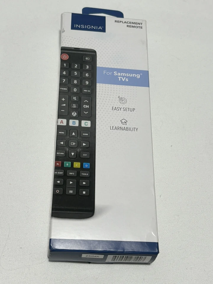 Insignia Replacement Remote for Samsung TVs NS-RMTSAM21 - Image 1 of 3