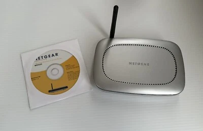 Netgear WGT624 V2 108 Mbps 4-Port 10/100 Wireless G Router w Installation CD - Image 1 of 4