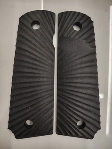 Colt 1911 Grips full size black g10 low price Inventory clearance - Picture 1 of 2