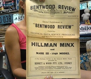 1949   Bentwood Review - HILLMAN MINX MK 3   Technical Data etc - Picture 1 of 2