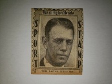 Ted Lyons  1936 Washington Herald Sport Stamp VERY RARE!!!