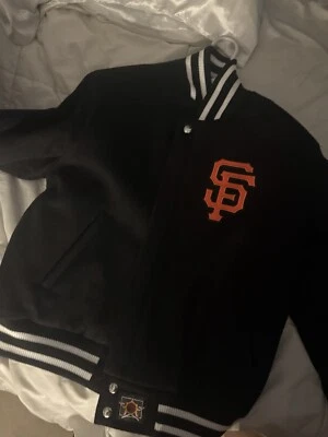 JH Design SAN FRANCISCO BOMBER BLACK JACKET SIZE M  - Image 1 of 4