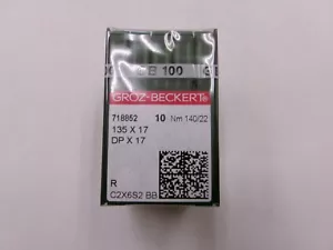 10 NÄHMASCHINENNADELN GRÖSSE 140/22 GROZ-BECKERT 135X17 DPX17 LAUFFUSS C40 - Bild 1 von 1