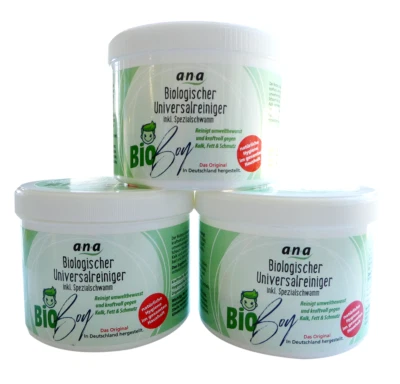 Bioboy,  3er Packung á 350g **DAS ORIGINAL** Universalreiniger   im neuen Design - Bild 1 von 4