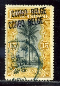DOBLE SOBREIMPRESIÓN CONGO BELGA - Imagen 1 de 2