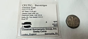 CELTIC Britain Durotriges Circa 65 BC-AD 45 Cheriton Type AV Stater - Bild 1 von 6