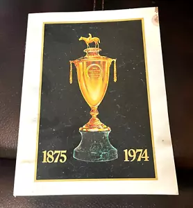BEAUTIFUL VINTAGE CHURCHILL DOWNS 100th KENTUCKY DERBY BOOK 1875-1974 - CLASSIC! - Picture 1 of 12