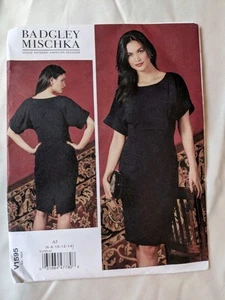 Vogue V1595 Misses 6 to 14 Designer Badgley Mischka Dress UNCUT Sewing Pattern - Picture 1 of 2
