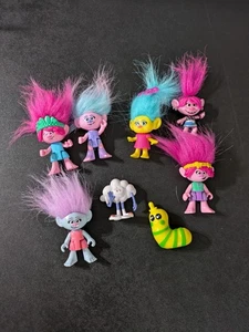 Lote de 8 figuras Trolls Hasbro DreamWorks, Cloud Guy, Mr Dinkles, Smidge - Imagen 1 de 4