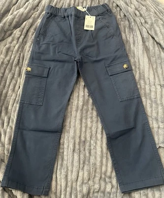 Pantalones cargo Mini Boden azul pizarra nuevos con etiquetas Foto 1 de 4