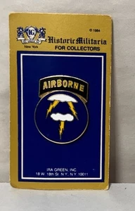 WWII 21st Airborne Division Ghost Division DI Unit Crest Pin by HM VERY RARE Vtg - Picture 1 of 3