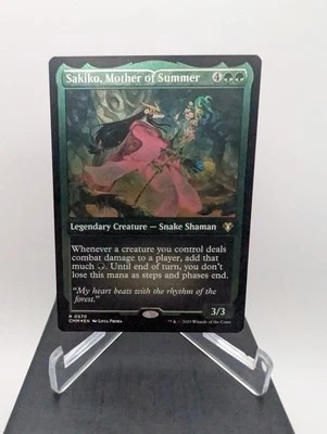 Sakiko, Mother of Summer (Foil Etched) Commander Masters Foil - Image 1 of 2