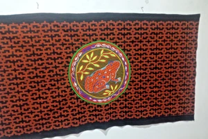 Shipibo handbemaltes & Emboidery Tuch, Altartuch 112 - Bild 1 von 3