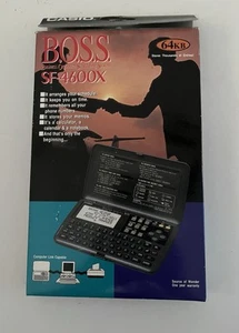 Nice Casio Boss SF-6400X 64KB PDA Business Organizer Scheduling System - Picture 1 of 7