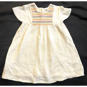 Rabbit & Bear by Emily and Oliver 100% Colorful Organic Dress 6 year old Girl - Picture 1 of 9
