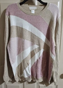 NWT Alfred Dunner Sweater Embellished Design, Adult Medium (MSRP: $70) - Picture 1 of 8