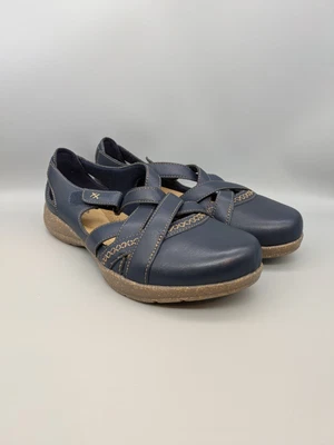 Clark's Women's Roseville Step Mary Jane Flats Navy Blue Size 9.5W - Image 1 of 4