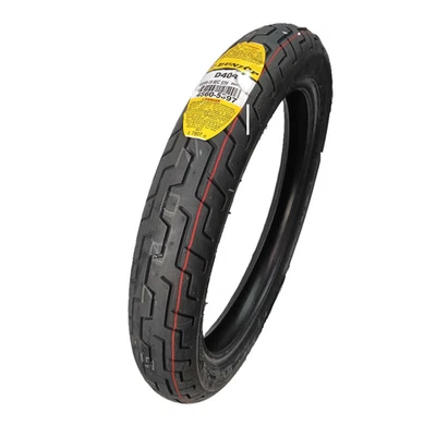 DUNLOP D404 100/90-19 Cruiser Front Tire Tubeless Bias 45605397 — 第 1/4 张图片