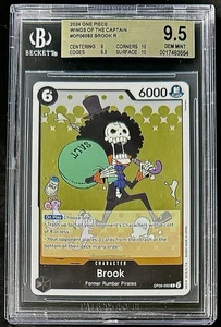 BGS 9.5 One Piece OP06-092 R Brook - English - Wings of the Captain - Graded - Picture 1 of 2