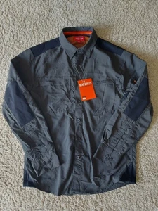 Bear Grylls Craghoppers Trek Shirt Men’s Black Pepper Size Medium BNWT - Picture 1 of 11