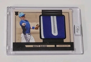 2025 Panini Three Count MATT SHAW RC JUMBO 3 COLOR PATCH SSP /8 - SEALED  - Picture 1 of 3