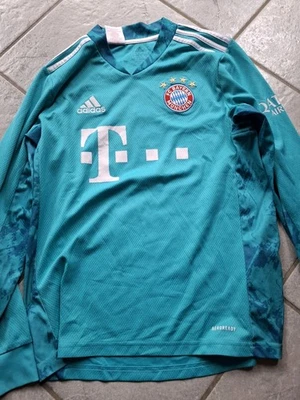 FC Bayern München Trikot Torwart 164 Kinder Jugend Manuel Neuer 1 Langarm 2020  - Bild 1 von 4