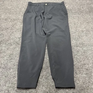 Pantalón de chándal Primo Golf rendimiento elástico cremallera pierna corta gris hombre 32 25" entrepierna - Imagen 1 de 10