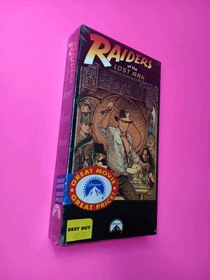 1989 Indiana Jones Raiders of the Lost Ark VHS SEALED  - Image 1 of 4