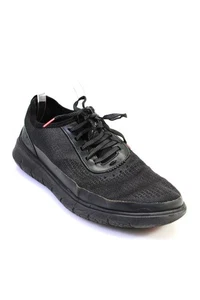 Zero Grand Cole Haan Womens Lace Up Knit Running Sneakers Black Size 11 - Picture 1 of 4