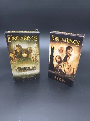 The Lord of the Rings VHS Lot - fellowship of the ring and The two towers. Foto 1 de 4