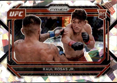2023 Panini Prizm  UFC - Raul Rosas Jr #8 Cracked Ice Prizm - Image 1 of 2