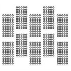 10 Blatt Scanner-Reflexfolie 6 mm 3D-Scan-Marker Markierungspunkte Punkte R3063