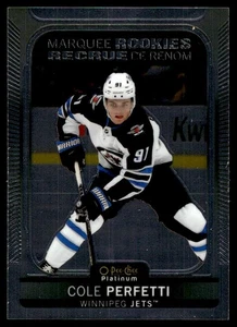 2021-22 O-Pee-Chee Platinum Marquee Rookies Cole Perfetti Winnipeg Jets #290 - Bild 1 von 3