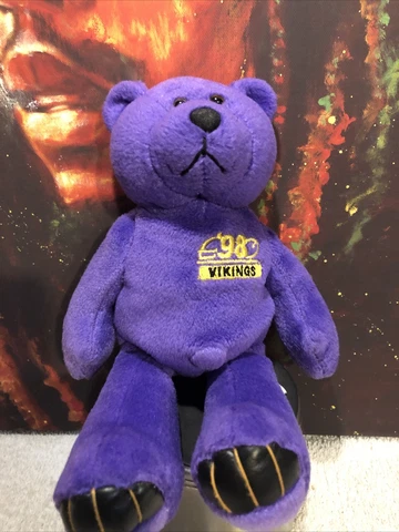 Limited Treasures NFL Minnesota Vikings Randy Moss Plush Bear Cover