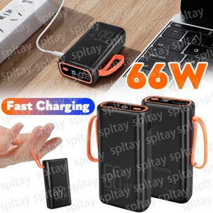 66W 100000mAh Power Bank USB C Ladegeräte PD20W Zusatzakku Für iPhone Samsung - Bild 1 von 16