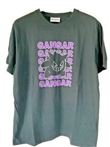 Pokemon Gengar Uomo Nuovo Anime T Shirt Unisex Streetwear T-Shirt LL Nero Giappone - Foto 1 di 6