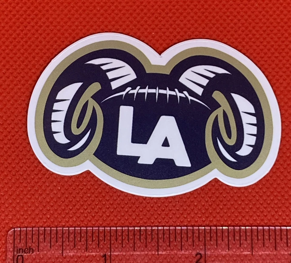 Los Angeles Rams Logo Football Decal Sticker Free Fast US Shipping! 🇺🇸 - Image 1 of 1