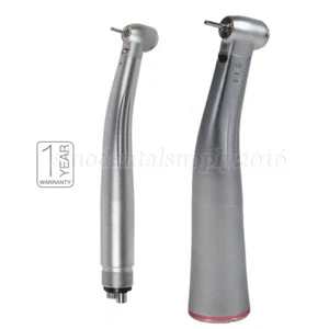 Dentale 1:5 Fiber Optic Contra Angle/E-generator LED High/Low Speed Manipolo - Imagen 1 de 12