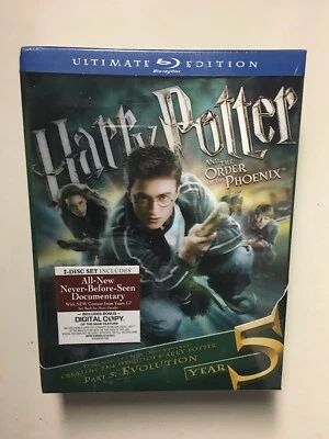 Harry Potter and the Order of the Phoenix (Blu-ray, 2011, 2-Disc Set) NEW - Image 1 of 2