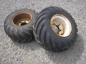 Wheel Horse D-180 D-200 Bolens HT20 1886 Goodyear Rear Ag Lug Wheels 26x12.00-12 - Picture 1 of 17