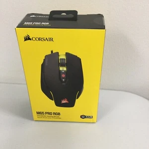 NEW Corsair M65 PRO RGB Optical Gaming Mouse - Black - Afbeelding 1 van 5