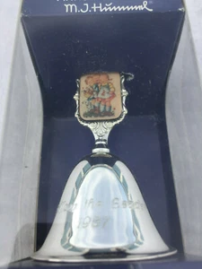 Hummel versilberte Jahresglocke 1987 Follow the Leader limitierte Auflage westdeutschland - Bild 1 von 10